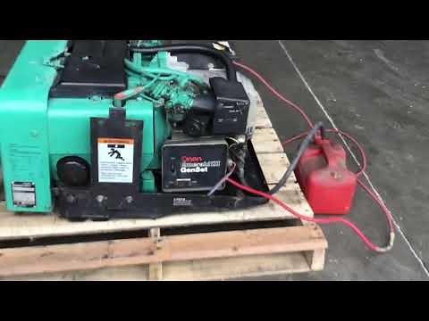 Cummins Onan Emerald III GenSet 6500 Watt RV Generator