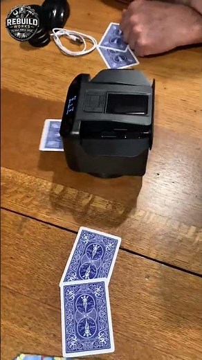 Automatic Card Shuffler In Action ♠️✨ #CardTricks #Satisfying #Gadgets
