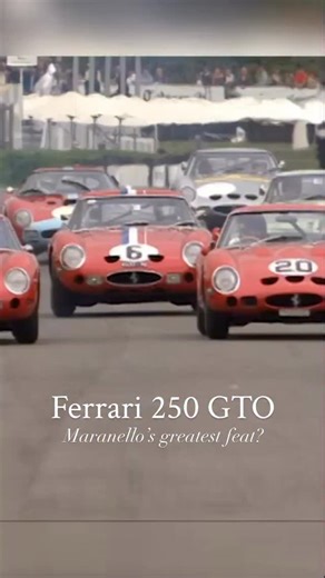 Goodwood Revival on Instagram: "Can you ever have too many #Ferrari 250 GTOs? No we don’t think so either. In race trim these magnificent machines ran rampant in the early ‘60s and earned a legendary status that has since been preserved by their many appearances at #GoodwoodRevival. The only problem is picking a favourite livery. But we’ll leave that to you!"