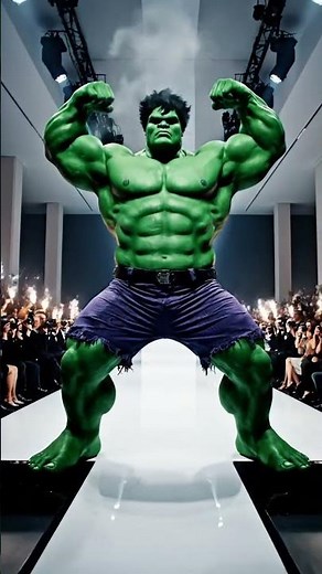 Hulk Smashes the Runway – Epic Hollywood Fashion Show!