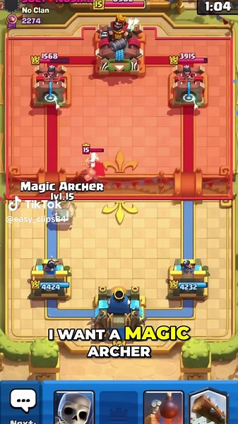 Clash Royale Magic Archer Gameplay & Strategy