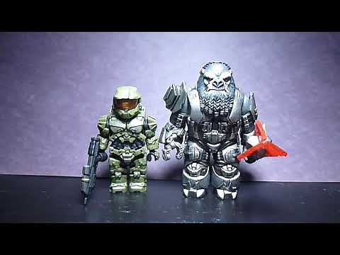 Custom Lego Halo Infinite Minifigures: Master Chief and Atriox