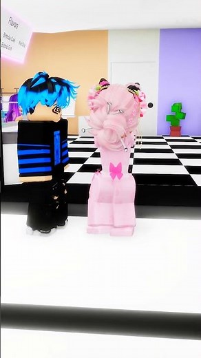she tried to win him over with this dance...🙄🤡#robloxshorts #roblox