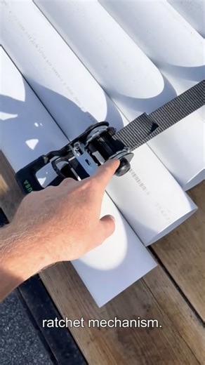 8.4K views · 113 reactions | Here’s a visual breakdown of how a self-tensioning ratchet strap works, it automatically adjusts to keep things tight, even if your load shifts or moves.  Super useful for secure transport! If you’ve got a video showing this in action, send it over. Would love to check it out!  #rhinousa #selftensioning #ratchetstrap #worrylessadventuremore | RHINO USA | Facebook