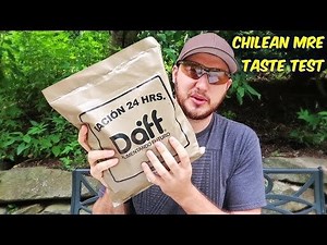 Tasting Chilean MRE (Meal Ready to Eat) | Taras Kul