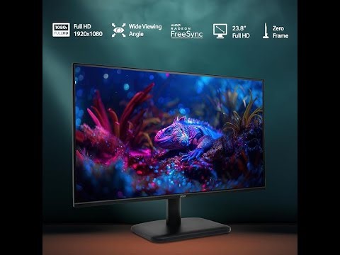 Full review of Acer EK240Y P6 23.8 Inch IPSFullHDBacklit LED Monitor 144Hz RefreshRate, AMD FreeSync