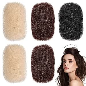 Beaupretty 5 pcs Hair Bump Clip Hair Padding Pad Insert for Women Volume Lift Styling Tool Comfortable Accessories for Updos Bridal Hairstyles Home Hairdressing 3.14 X 1.96 X 1.18 in