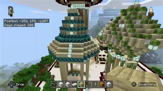 Castle Design: Diamond Golem Revealed. A tour of our castle 5B.