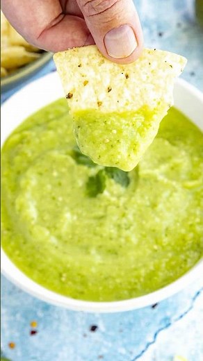 CREAMY Avocado Salsa Verde