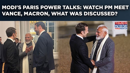 Prime Minister Narendra Modi received a warm welcome from French President Emmanuel Macron in Paris ahead of the AI Summit. During a dinner at the Elysee Palace, PM Modi met key global leaders, including US Vice President JD Vance. The summit, aimed at promoting ethical AI development, will also highlight the global race for AI supremacy. #PMModi #TNOriginals #JDVance | TIMES NOW