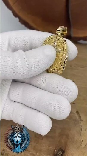 Solid Gold Orthodox Locket Pendant #jewelry