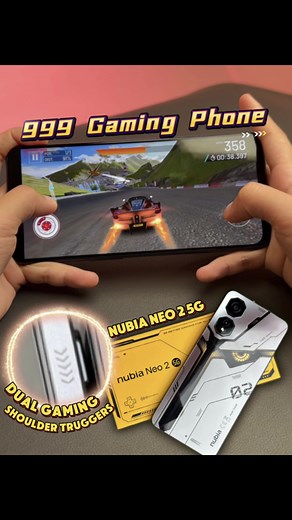 Introducing the nubia Neo 2 5G: Dual Gaming Shoulder Triggers for Ultimate Control