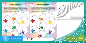 Colours Scavenger Hunt