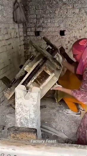 Factory Chalk Making Process | From Powder to Chalk Sticks #crunchasmr #crunchsounds #satisfyingsoun