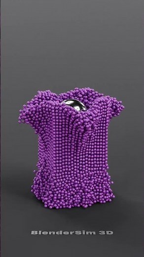 Satisfying 3D Physics: Ball Smashes 10,000 Tiny Balls!