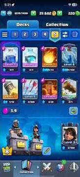 Spell only Deck attempt in Clash Royale