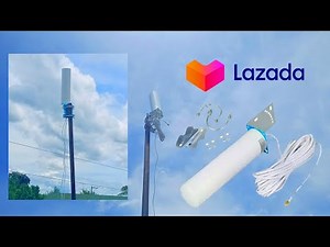 4G FLAT OUTDOOR ANTENNA UNBOXING & INSTALLATION signal Ng globe at home wifi lumakas