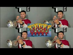 Spongebob Fanfare - trumpet cover - bubble bowl Marchingband intro -sweet victory trumpet .