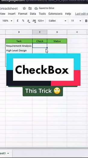 Google Sheet | Done Yet?🤔 #tips #viral #fyp #foryou #learnontiktok #fypシ #Googlesheet