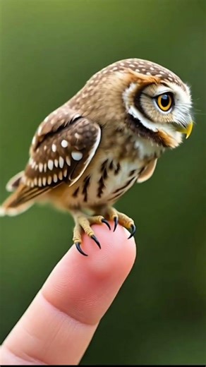 a very small owl