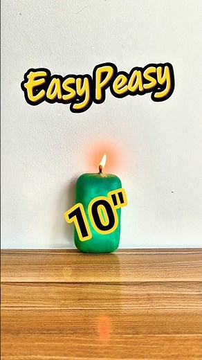 ​How to Turn a Soap Bar into a Candle in 1 Minute!#shorts #DIY