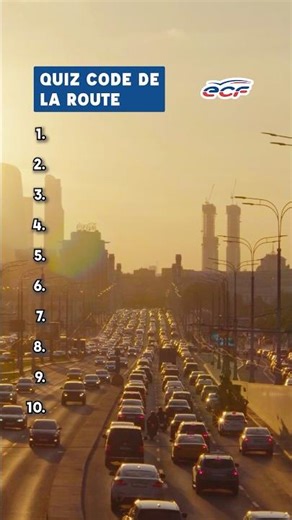 ECF - Highway Code Quiz #3