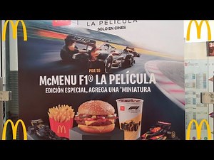 McDonald's Formula 1 The Movie McMenu (June/July 2025)