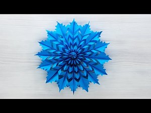 ❄️ 3D Snowflake From Sticky Notes ❄️ SUPERVOLUME