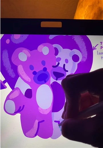 Creative Art Challenge Using Purple Only