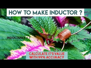 #makeinductor #inductor #inductorcoil How to make inductor coil at home | Calculate it's inductance.