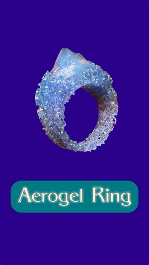 Kendall on Instagram: "🧊Aerogel Ring💍 Made using the @formlabs #formlabs #form4 Aerogel from @taylortabb"