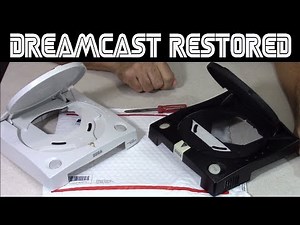 Sega Dreamcast Restoration replacing the top shell.