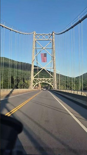 Bear mountain bridge at sunrise Hudson Valley NY