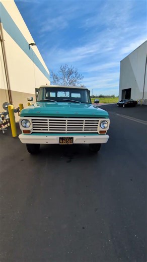 1967 Ford F350 Flat Bed Dually Pickup! White Oak Bed! (Blue) GT Auto Lounge