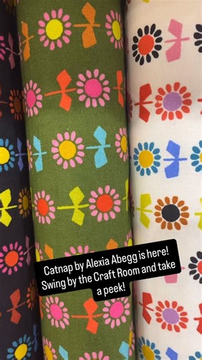 Calling all Ruby Star fans! Catnap by @alexiamarcelleabegg is here. Birds, apples, flowers, moons, and stars are sprinkled throughout this lovely collection. Available now at Stash Craft Room or order online at www.stashfabrics.com! | Stash Fabrics