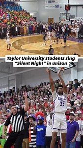 Taylor University’s Silent Night is one of the best traditions in sports! #sports #basketball #college #collegebasketball #cbb #ncaa #ncaab #ncaabasketball | SportsLine