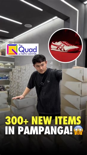 PAMPANGA, READY KA NA BA?! 🔥 300 NEW ITEMS 👟 Tara quick tour tayo 300 new items ang dumating sa Nepo Quad Store natin! 🚨👀 #newarrivals #sneakerstore #pampanga #oncloud | Sole Avenue PH