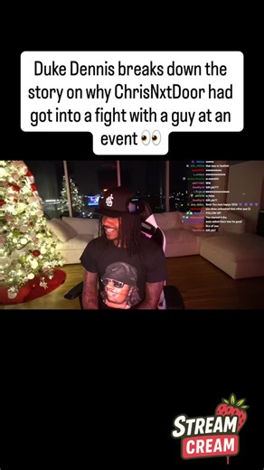 StreamCreamTv on Instagram: "Duke Dennis breaks down the story on why ChrisNxtDoor had got into a fight with a guy at an event 👀 #dukedennis #chrisnxtdoor #amp"