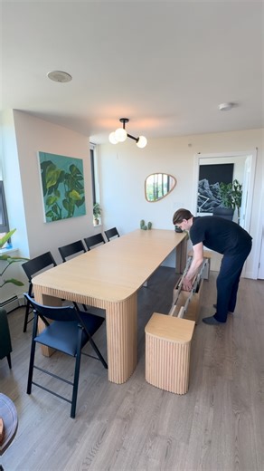 Junior Giant Curve by @expandfurniture 👇Comment below for more details on this table or checkout our website linked in bio! | Expand Furniture