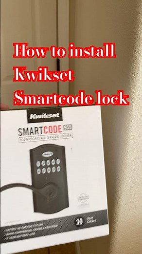 How to install ￼Kwikset Smart code! #diy #viral #shorts #home #subscribe #explore #follow #fyp