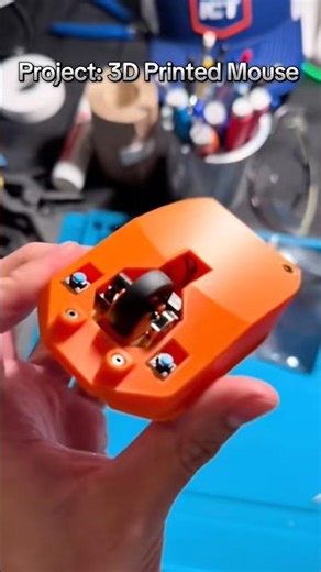 3D Printed Computer Mouse by Bambulab #3dprinting #3dprinterupgrade # #bambulab #fyp #design #cool