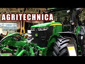 Huge farming machines at AGRITECHNICA - 4K video