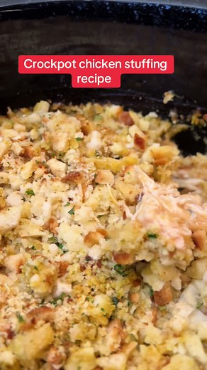 Delicious Crockpot Chicken Stuffing Recipe