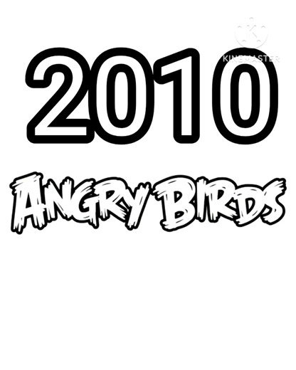 angry birds logo história 2009-2015