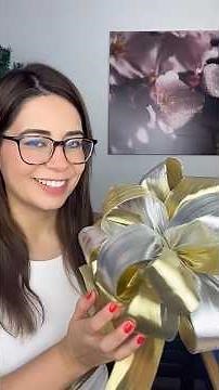 Cómo hacer moños navideños súper fácil #ShortsParty