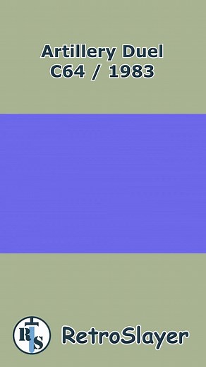 Dial in your angle and power, then blast your rival in Artillery Duel on the Commodore 64. Classic turn-based battles that never get old! #ArtilleryDuel #Commodore64 #RetroGaming | Retro Slayer