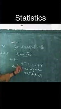 Statistics in 1 Minute,Mean Median Mode Explained,Easy Tricks for Class 10