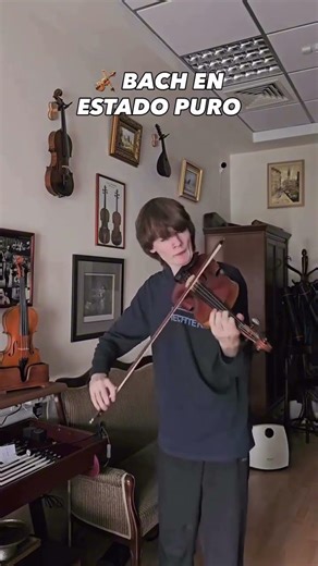 🎻 BACH EN ESTADO PURO\n\nQué interpretación tan limpia y concentrada, fraseo claro, energía…