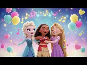 “Elsa, Moana & Rapunzel | Adventure Sisters – Magical Friendship Song for Kids | Disney Princess
