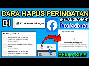 How to Remove Warnings in Facebook Professional Support Inbox